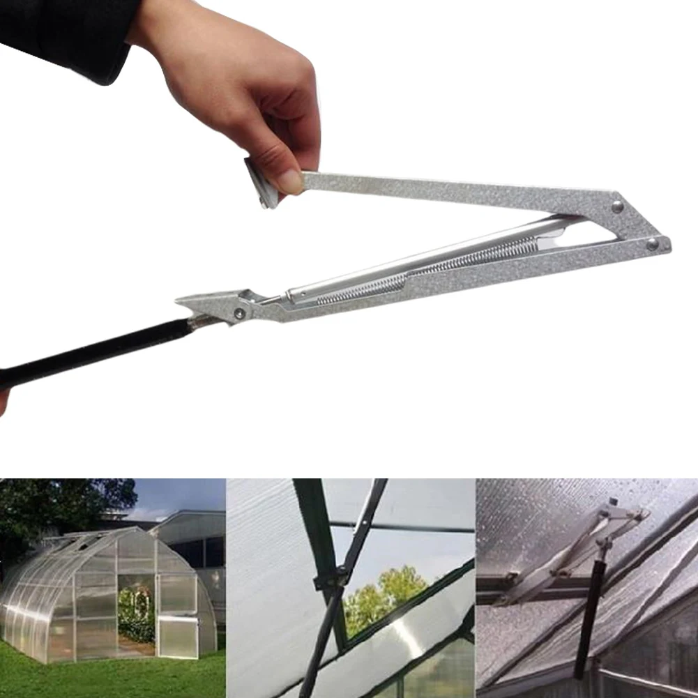 

Rustproof Agriculture Home Roof Temperature Control Garden Tool Single Spring Automatic Greenhouse Window Opener Heat Sensitive