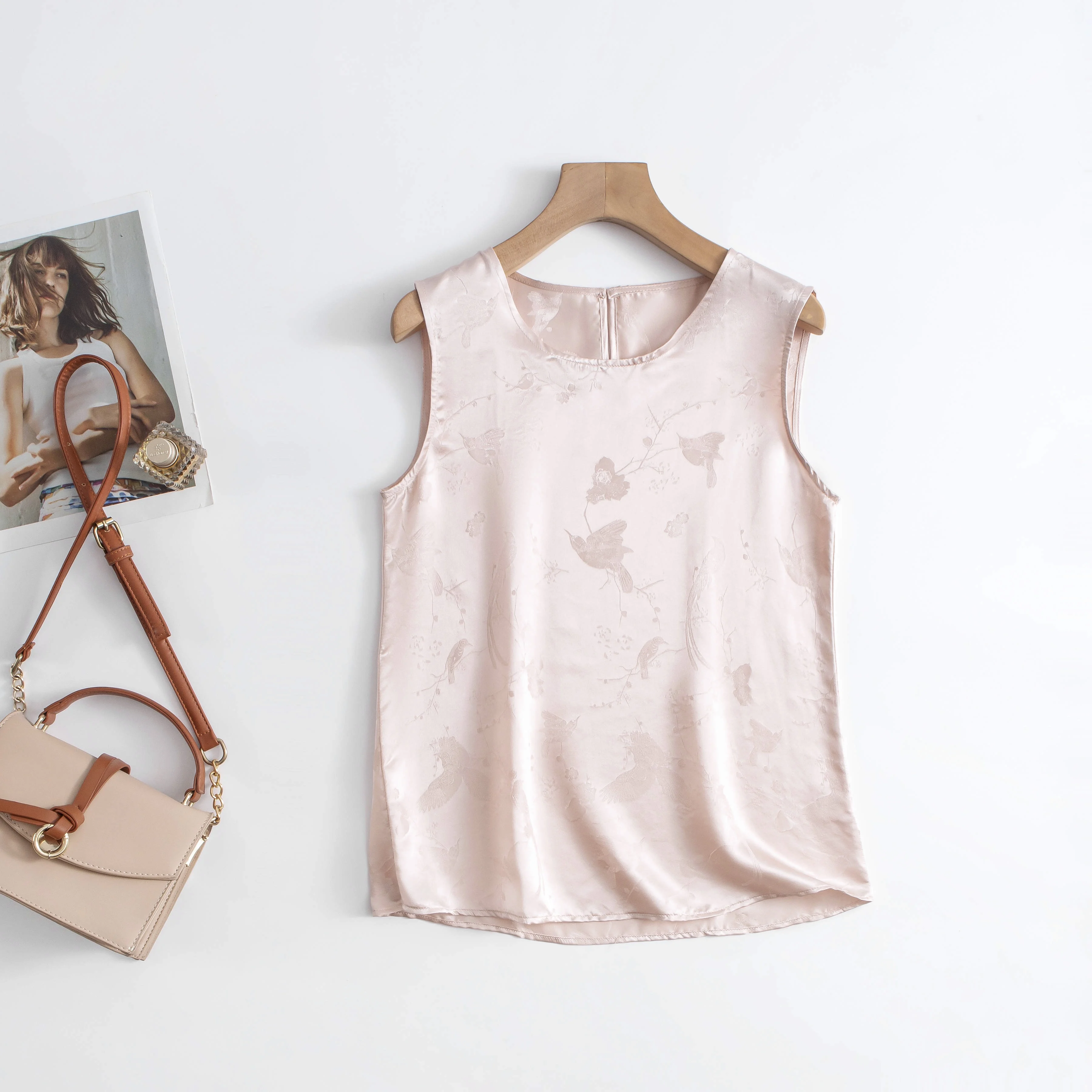 Женский жилет из натурального тутового шелкопряда универсальный Повседневный