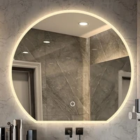 touch no fog bathroom mirror led light and bluetooth modern odd shape bathroom mirror illuminated custom espejo indoor supplies