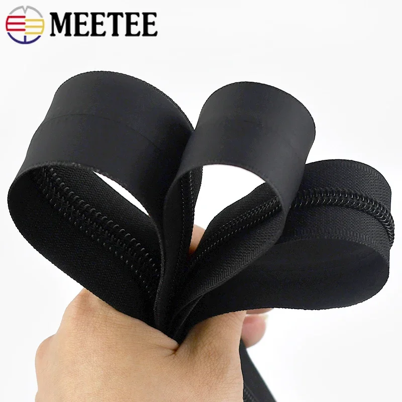Невидимые нейлоновые молнии Meetee 3#5#8#10# черные