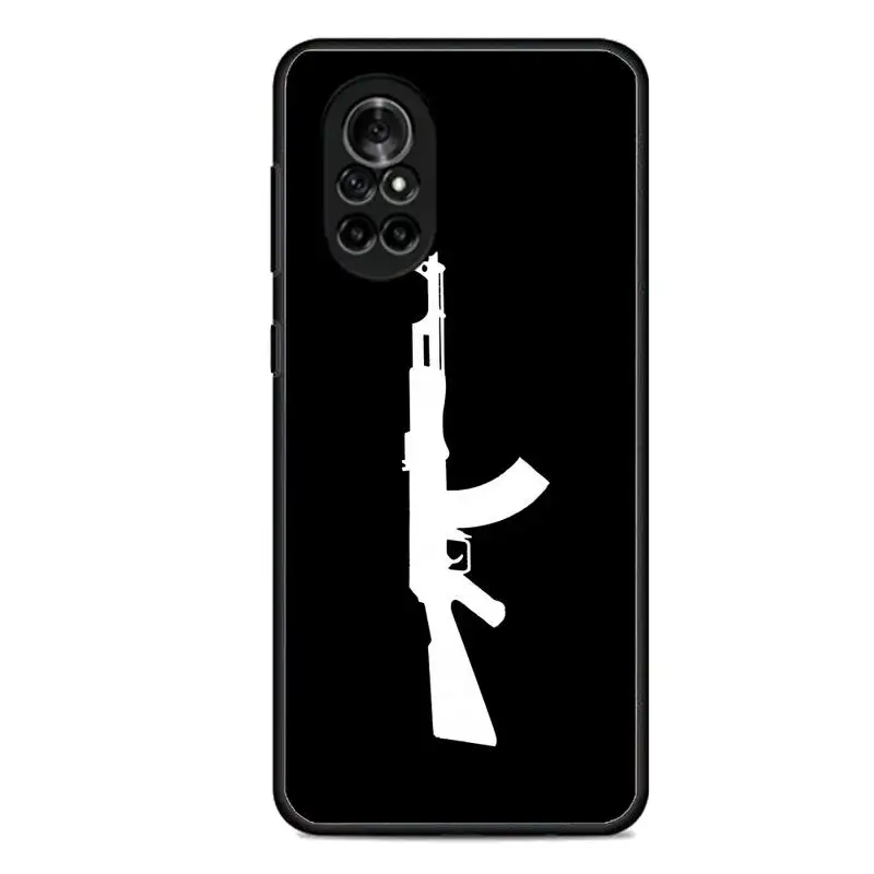 Чехол AK 47 Gun для телефона Huawei Y9 Y7 Y5 Y6 Prime 2019 Y9s Mate 30 20 10 Lite 40 Pro Nova 5t |