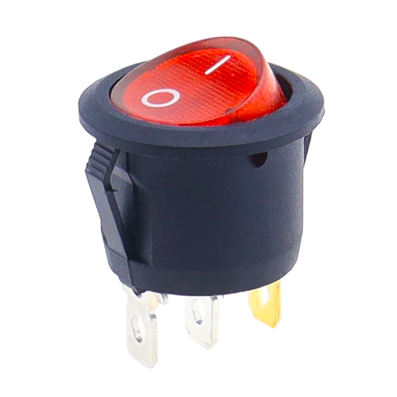 

Круглый светодиодный выключатель ВКЛ-ВЫКЛ 12В/220В