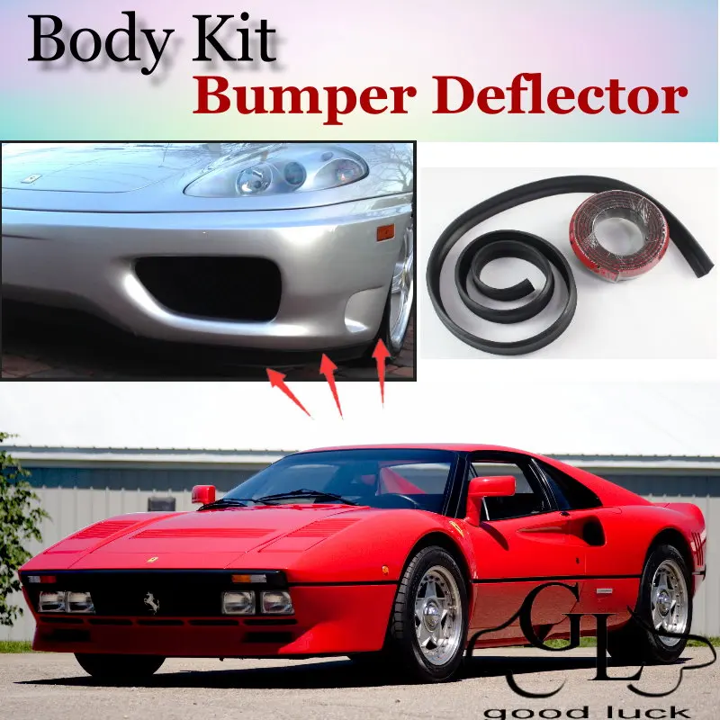 

Дефлектор губ для бампера Ferrari 288 GTO, передняя юбка спойлера ДЛЯ TopGear Friends, настройка обзора автомобиля/комплект кузова/полоса