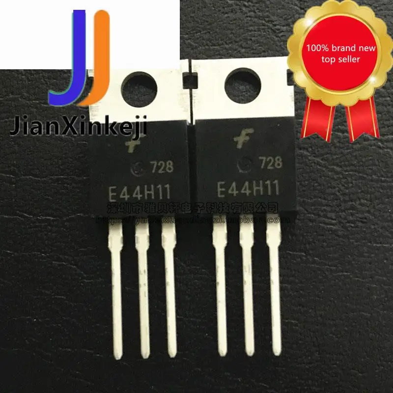 

10pcs100% orginal new KSE44H11 E44H11 NPN power tube 80V 10A straight plug TO-220 transistor in stock