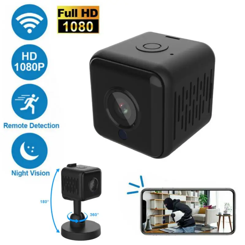 

2022 IP02 Мини Wi-Fi камера 1080P HD маленькая камера ночного видения Видеокамера микро видеокамера IP Видеонаблюдение регистратор видеокамера