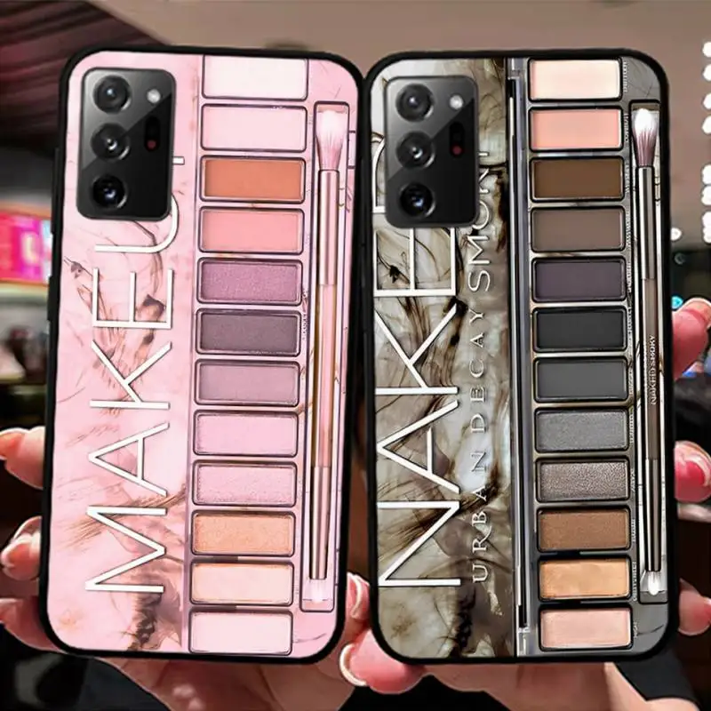 

Makeup Eyeshadow Palette Phone Case for Samsung Note 5 7 8 9 10 20 pro plus lite ultra A21 12 72