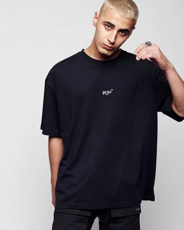 

PESO T-shirt Men Women 1:1 Best-Quality High Street Alphabet World Map Printing T Shirt Tops Tee men clothing summer