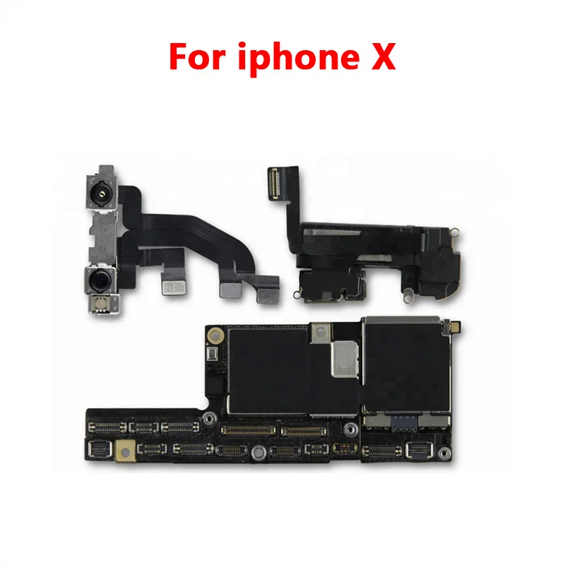 Tanie Dla IPhone X/XR/XS/XS Max 64g/256g W Pełni Przetestowane Oczyszczone ICloud Oryginalna Płyta Główna Autentyczne Kompatybilny Z IPhone Płyty Głównej