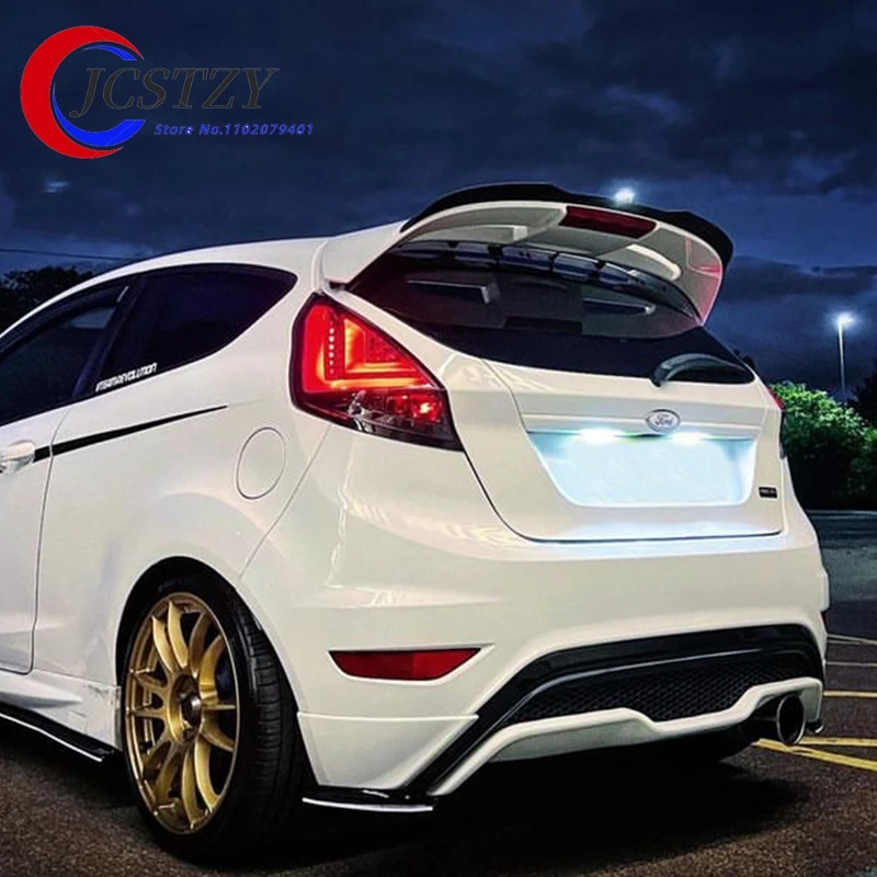 

Car Tail Wing Rear Trunk Lip Spoiler For FORD For FIESTA MK6 MK7 MK7.5 MK8 ST 2002-2021 Decoration Boot Wing Car Styling