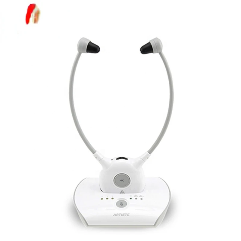 

China Wholesale Digital Wireless TV Earphone Best Selling Old Man 2.4G Hearing Aids Headphones