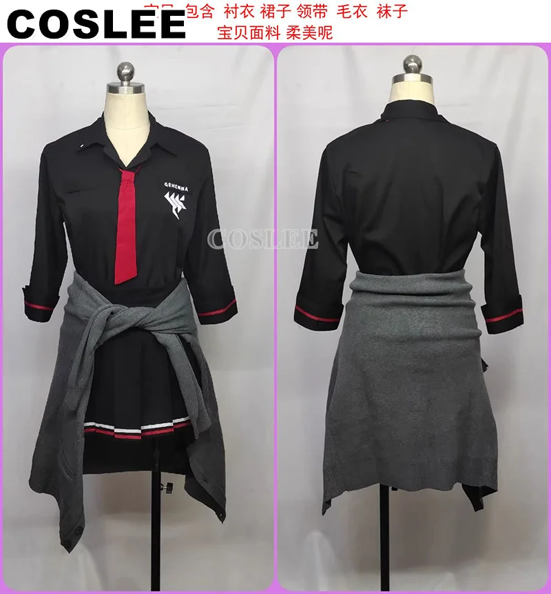 COSLEE Ichiomi Erika Косплей Костюм синий архив Женский Хэллоуин красивая форма игровой