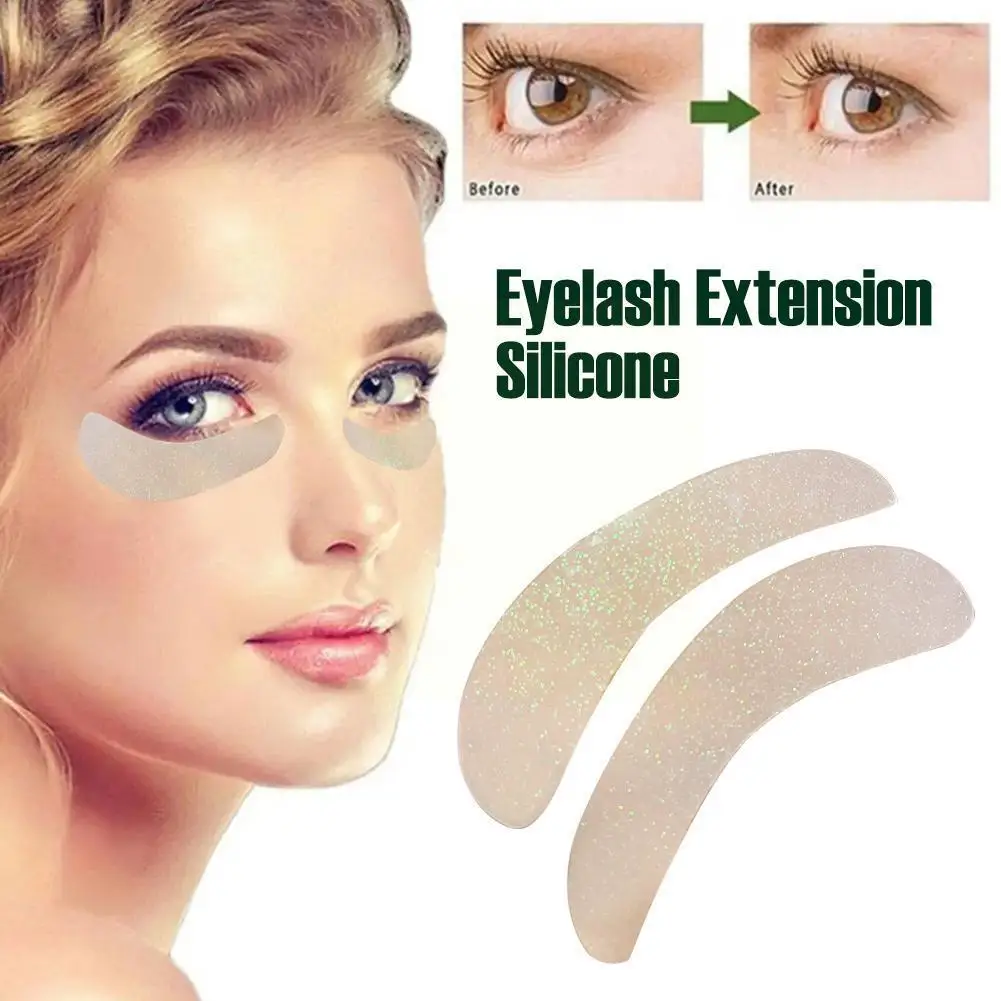 

NEW Eyelash Extension Silicone Under Eye Pads Grafted Eye Eyelash Reusable Grafting Lift Lash Patch Tools Perm D6G6