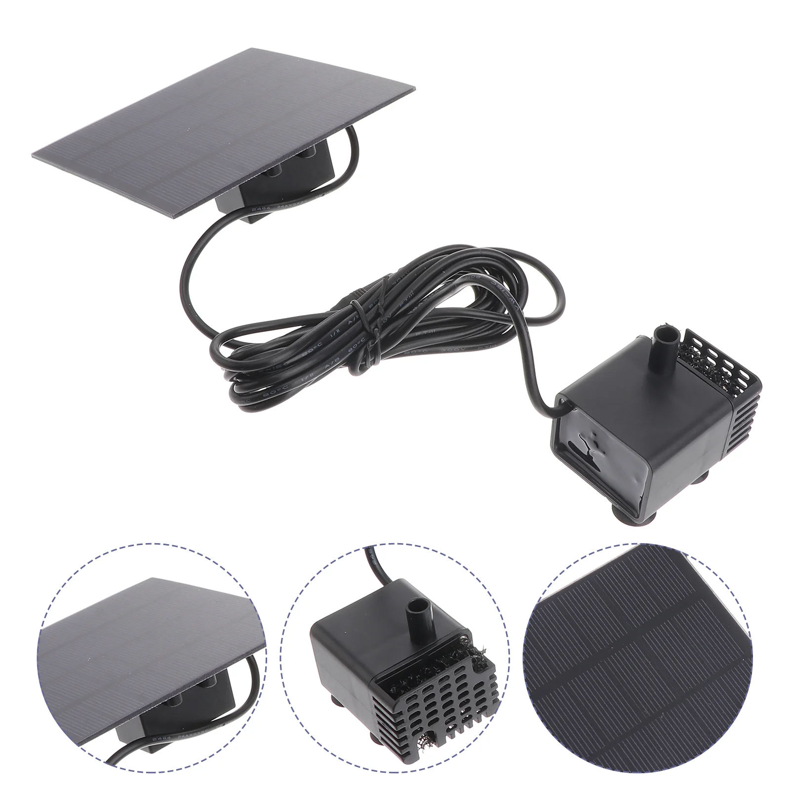 

1.2 W Solar Water Pump Outdoor Watering Submersible Water Fountain for Pond Pool Aquarium Fountains Spout Garden Patio