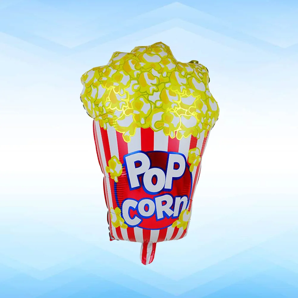 

5 Pcs Corn Balloons Balloons Kids Popcorn Helium Balloon Pizza Balloon Metal Birthday Party Balloons