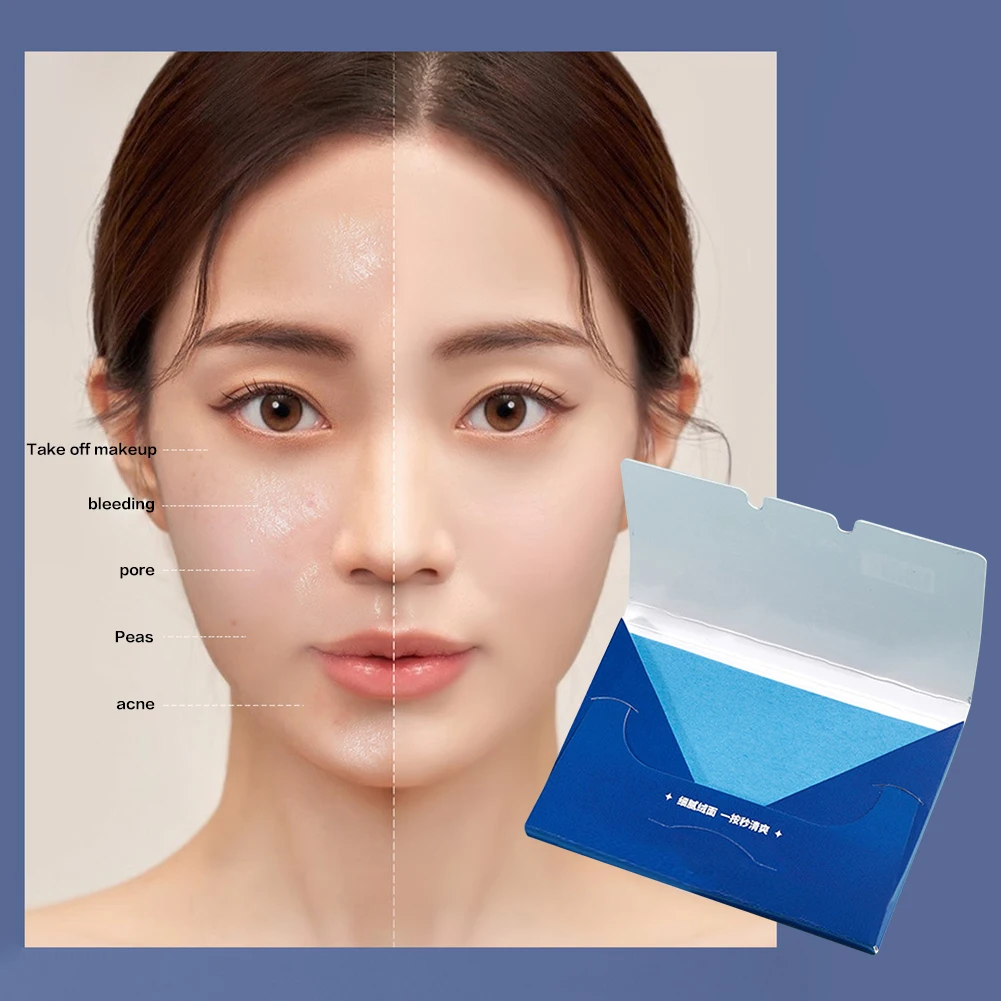 

100pcs/pack Anti-tear Facial Oil Blotting Sheets Paper Cleansing Face Oil Control Absorbent Paper Beauty makeup tools