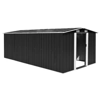 garden storage sheds metal outdoor tool shed patio decoration anthracite 257x489x181 cm