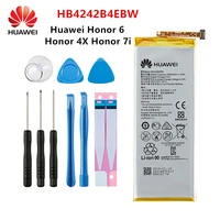hua wei 100 orginal hb4242b4ebw 3000mah battery for huawei honor 6 honor 4x honor 7i shot x h60 l01l02 l11l04 tools