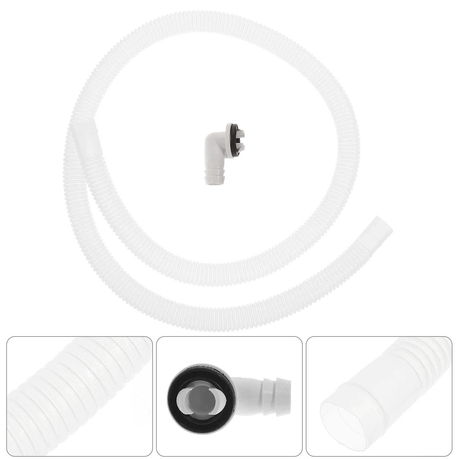 

Air Conditioner Drain Hose 3/5 Inch Connector Window Ac Mini Split Unit Pipe Window Air Conditioner Drain Kit Elbow Fittings
