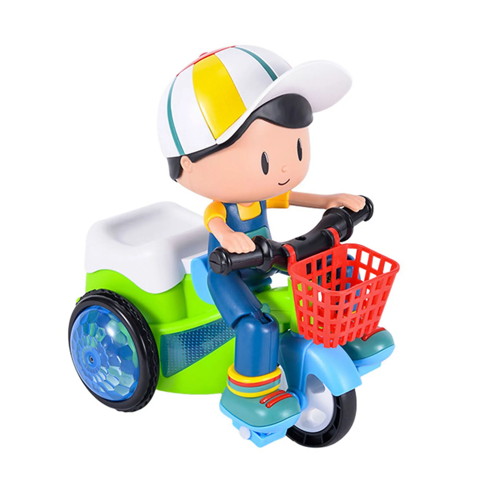 

Spinning Stunt Car Toys Electric Cartoon Car Toy Dancing Electric Trike Kids Motorcycle Cartoon Toy Interactive Toy With Music &