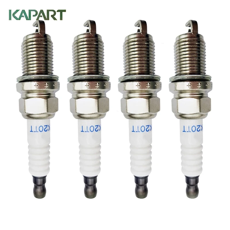 

4pcs Brand New PK20TT-4504 Platinum Dual Spark Plug for Audi Chevy Mitsubishi BMW Jeep PK20TT