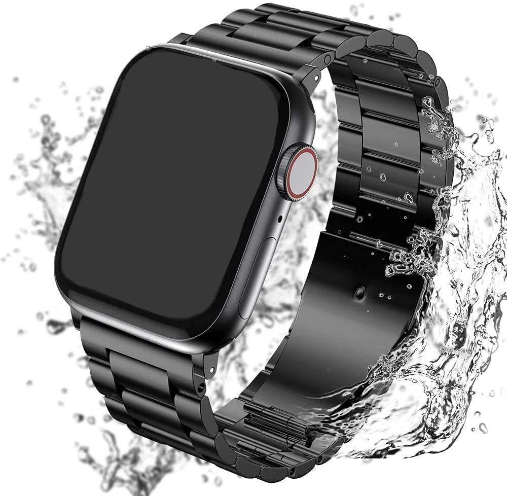 Браслет из нержавеющей стали для Apple Watch, металлический ремешок для ...