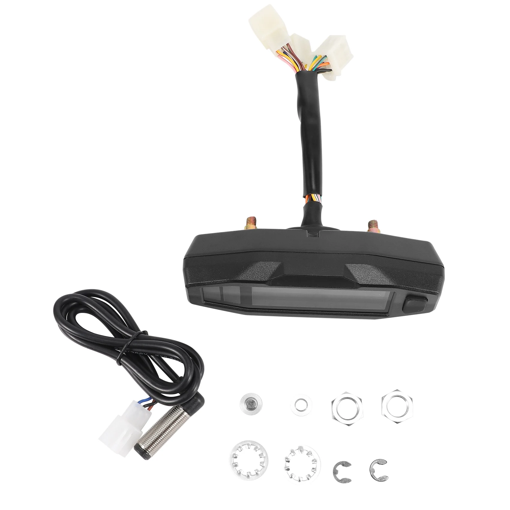 

Universal Motorcycle LCD Digital Spee eter Mini Motorcycle Meter Carburetor Meter Motorcycle O eter with Sensor