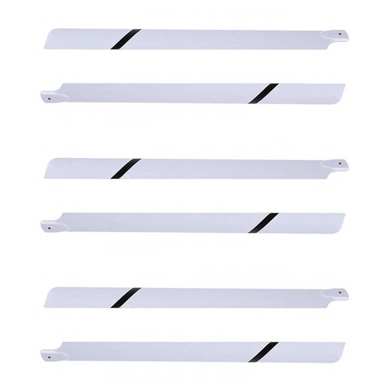 

6X High Quality Fiberglass 550Mm Main Blades For RC 550 Helicopter