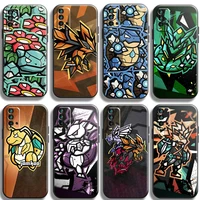 japan anime pok%c3%a9mon phone case for xiaomi redmi 9 9t 9at 9a 9c note 9 pro max 5g 9t 9s 10s 10 pro max 10t 5g silicone cover