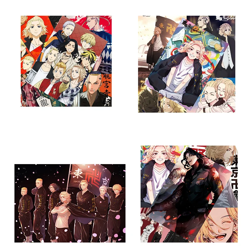 

Japanese Anime Tokyo Revengers Heat Transfer Clothes Patch DIY Solid Color T-Shirt Sweater Custom Stripes Decal