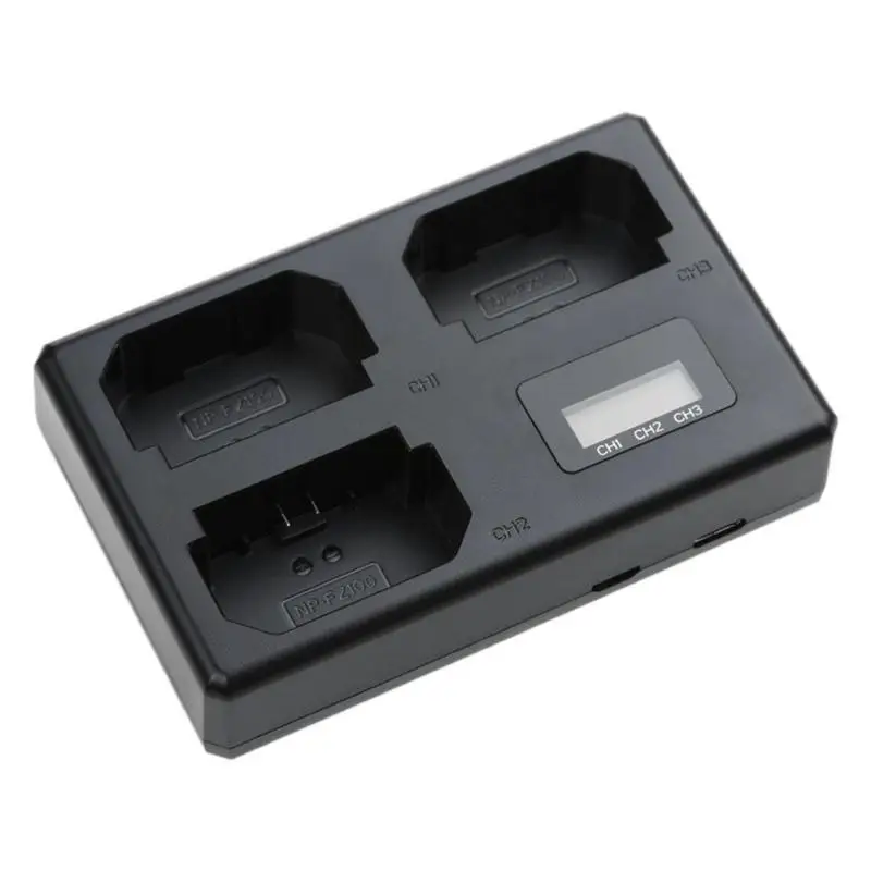 

FZ100 Charger Triple Camera Battery Charger Charging Station With LED Display For ZV-E1 FX3 FX30