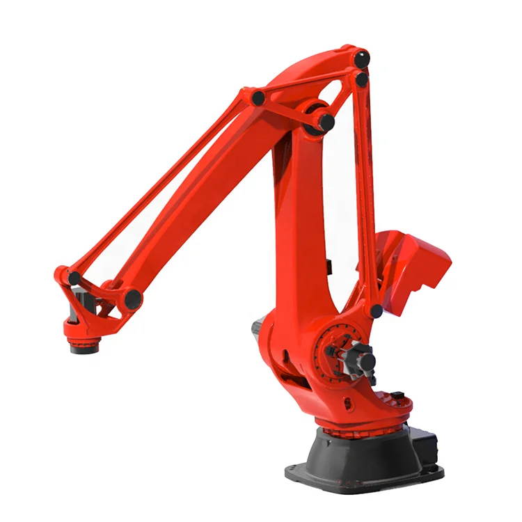 

warehouse pallet rack robot bag palletizing robotic arm 4 axis handling robot machine