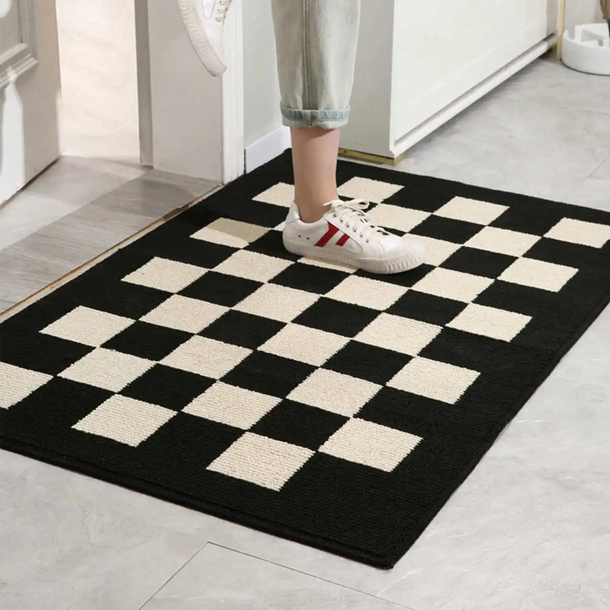 

Коврик для входной двери для внутреннего и наружного декора, Противоскользящий коврик, ковер, кухонный напольный коврик, абсорбирующий коврик для ванной комнаты