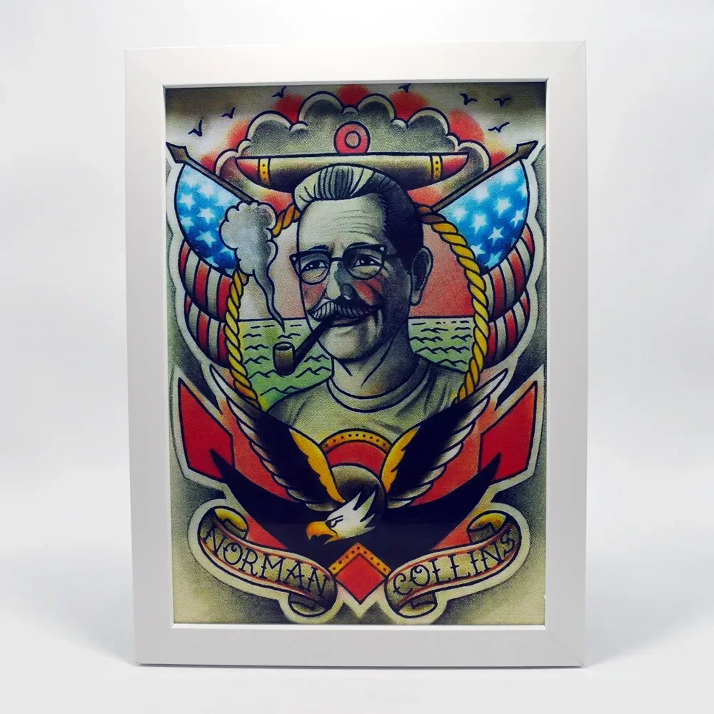 Голографическая наклейка &quotАмериканский флот матрос татуировка&quot LOSICOE