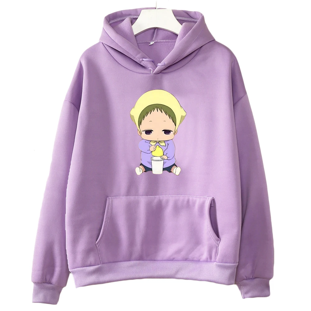 

School Babysitters Kotarou Kashima Aesthetic Hoodie WOMEN Cartoon Kawaii/Cute Long-sleeved Sweatshirt Fashion Sense of Design