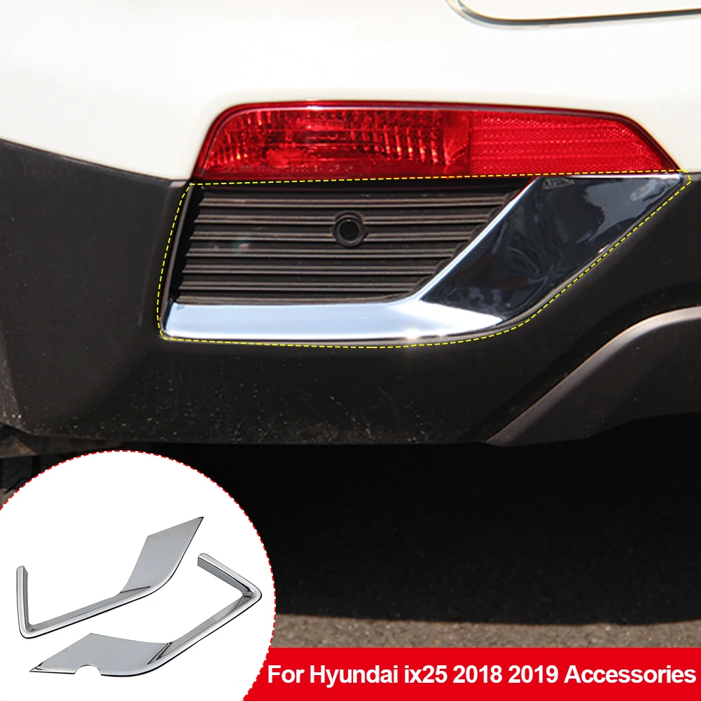 Аксессуары для Hyundai Creta Ix25 2 шт. передние и задние противотуманные фары Обложка