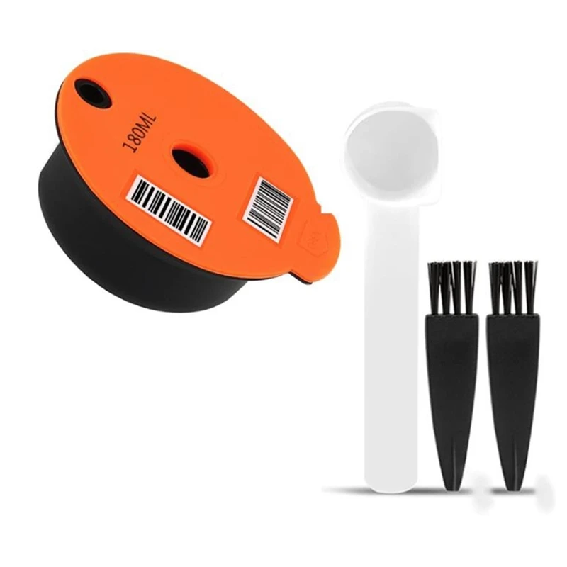 

Многоразовые полипропиленовые кофейные фильтры, кофейные фильтры, кофейные капсулы для BO-SCH Tassimo машины TAS1401GB Vivy,CTPM12 и т. д., 180 мл