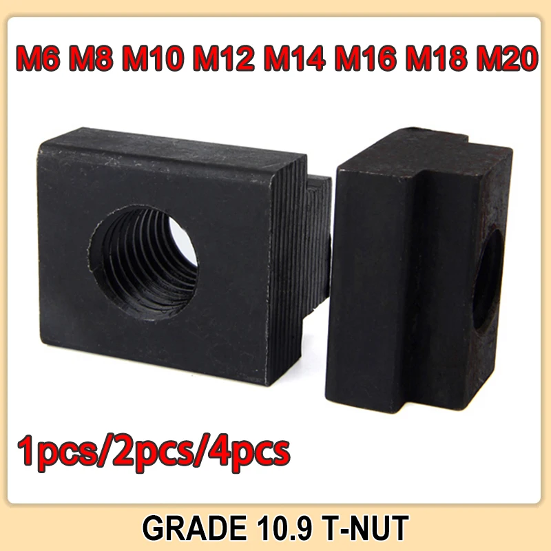 Т-образные гайки из углеродистой стали марки 10,9, М6, М8, М10, М12, М14, М16, М18, М20, Т-образная гайка для шлифовальной машины, Т-образная гайка DIN508