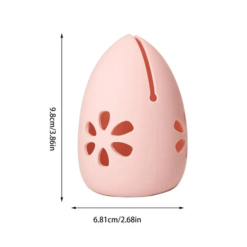 Красота губка держатель Путешествия Макияж Яйцо хранения силиконовая красота с