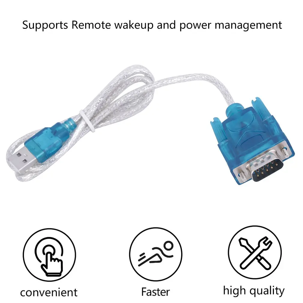 Кабель-переходник с USB 2 0 на Последовательный RS232 CH340 9-контактный для Windows 98/SE/for