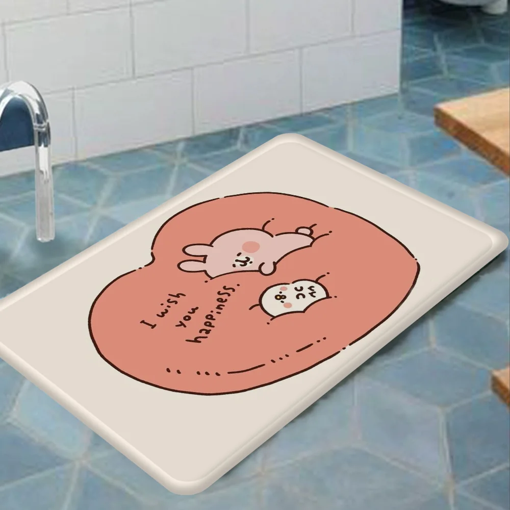 Kawaii K-Kanaheis Door Mat Washable Non-Slip Living Room Sofa Chairs Area Kitchen Bedside Rugs