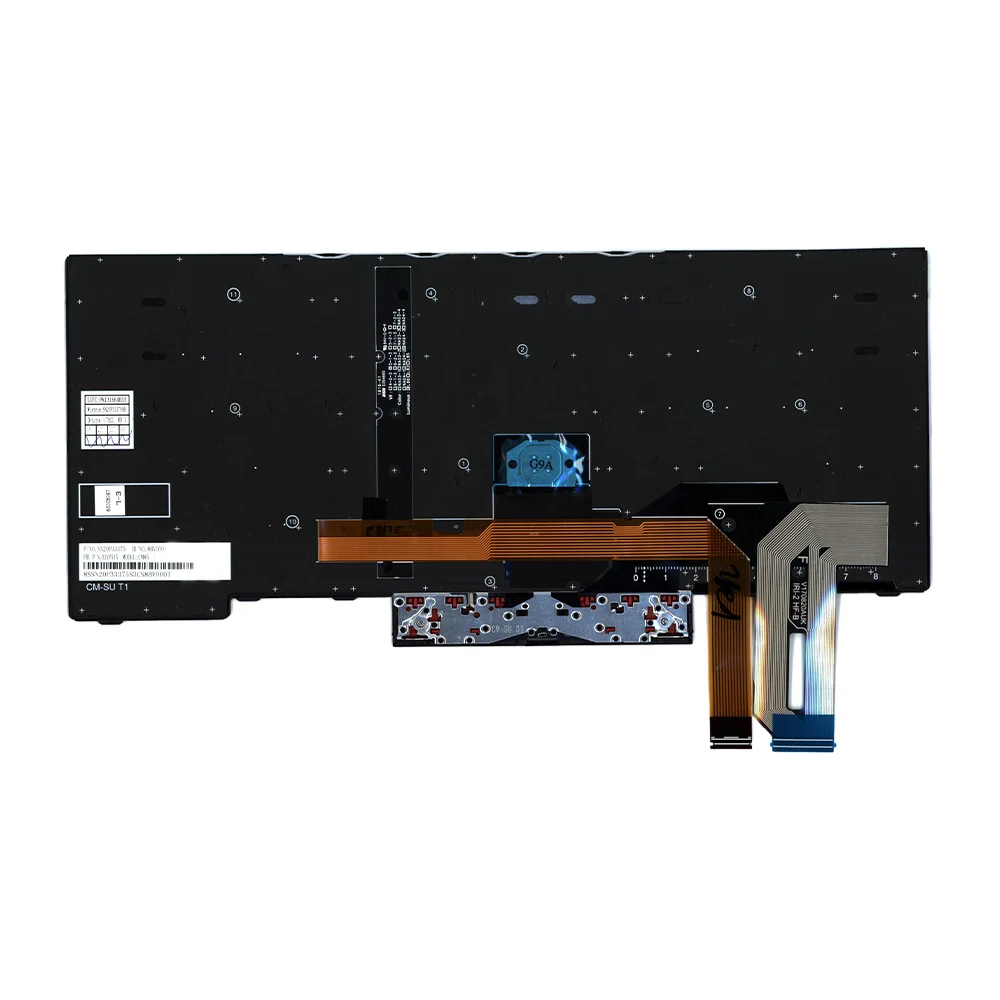 Новая черная клавиатура для ноутбука Lenovo ThinkPad L490 E485 P43S с шведской/финской