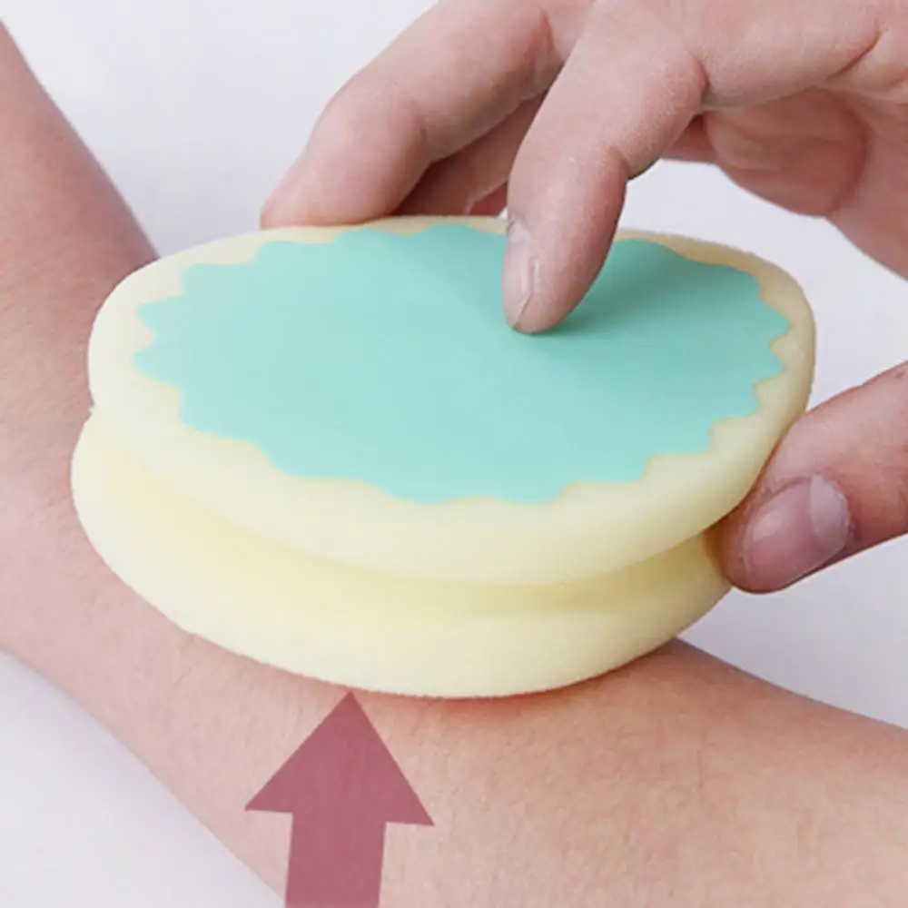 

3Pcs Heart Round Drop Shape Painless Hair Removal Depilation Sponge Pad Remover for Home Decoration