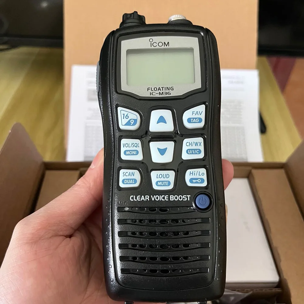 IC-M36 морской корабль высокочастотная портативная Водонепроницаемая плавающая