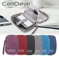 cable gadget organizer storage bag portable electronic accessories case cord charger hard drive earphone usb sd card pouch