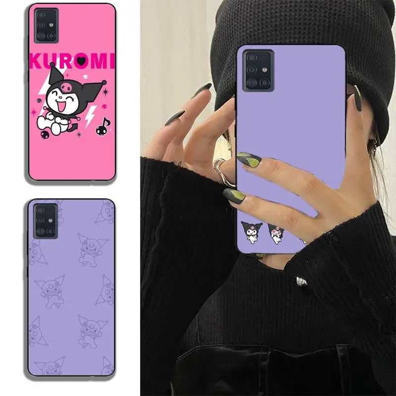 

Cute K-Kuroms Phone Case For Samsung Note M 31 9 A51 A52 A71 A72 A80 A91 A20E A32 A31 A21 A11 Fundas Shell Cover