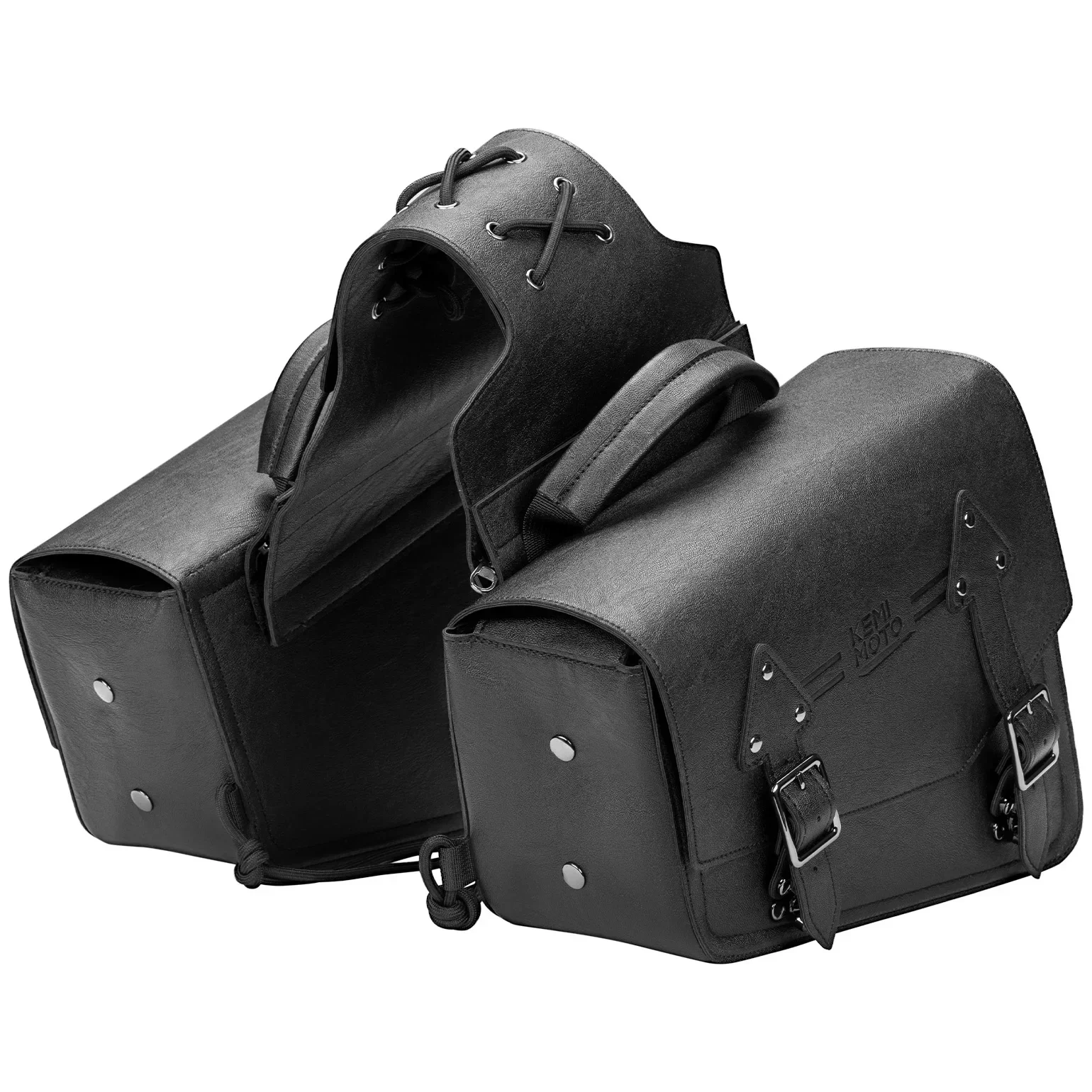 

Седельные сумки для мотоциклов KEMITOUR, кожаные боковые сумки для мотоциклов, совместимые с Sportster 883 1200, Softail Low Rider S Cruiser Dyna