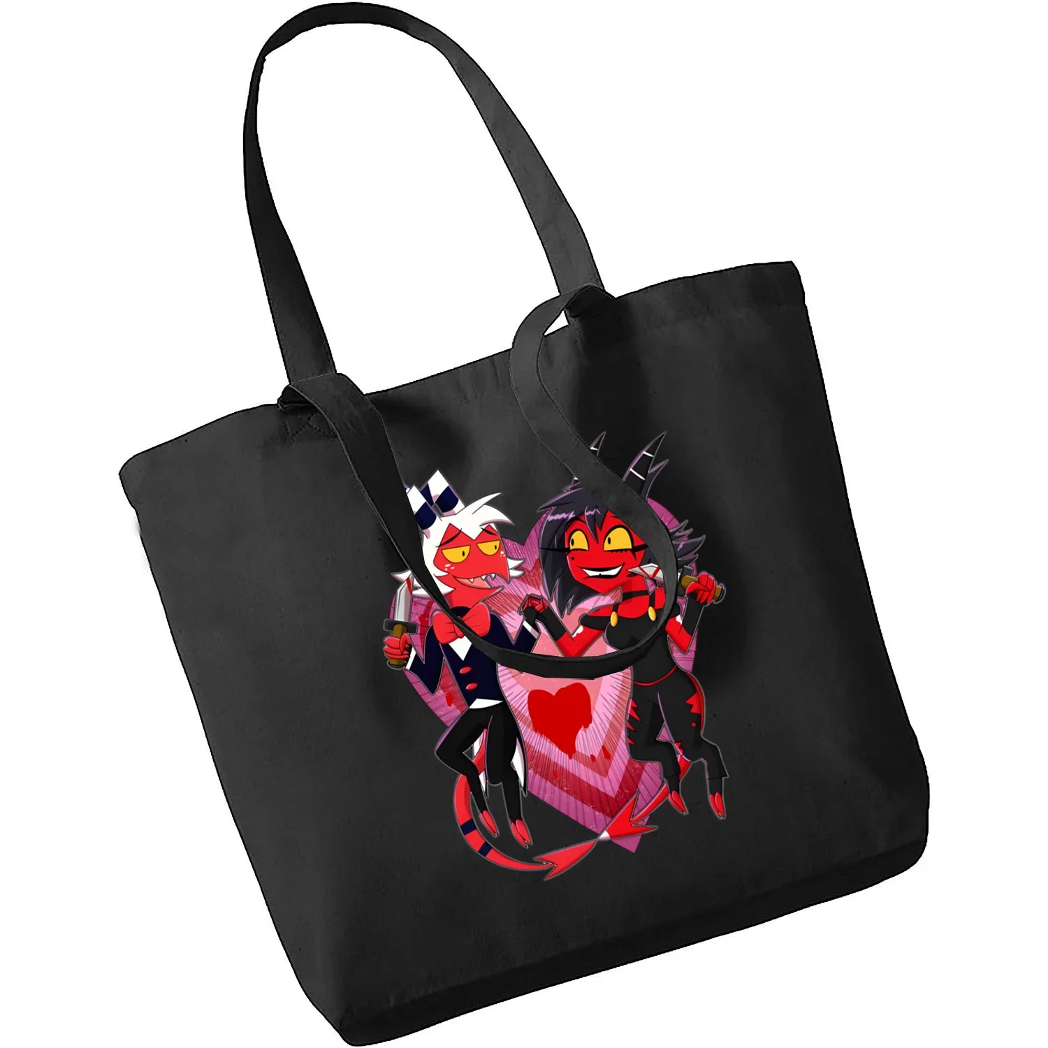 Женская сумка для покупок Helluva Boss складная многоразовая сумка-шоппер в стиле