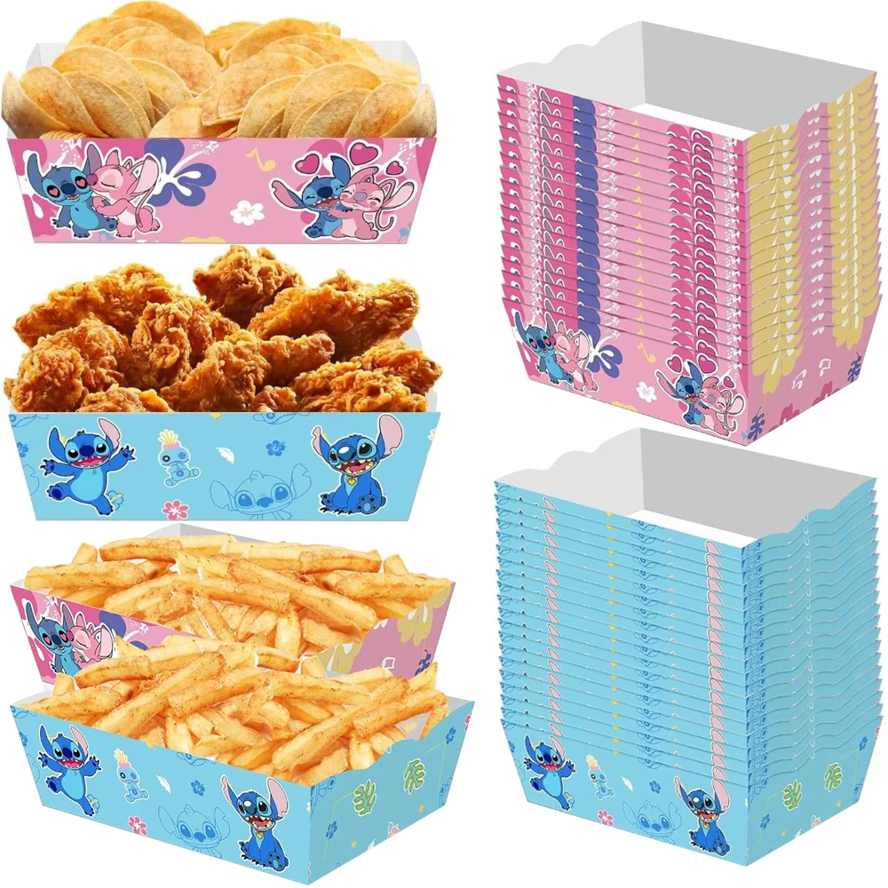 Ститч-бумага для Лило конфеты закуска коробка попкорна в виде хот-дога детей
