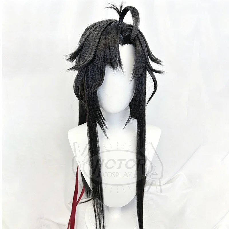 Фото Костюм для косплея Hell's Paradise Yamada Asaemon Sagiri, парик Jigoku Raku, темно-коричневый, с длинными бакенбардами и хвостом-холодфриком + бесплатная шапочка для парика №3