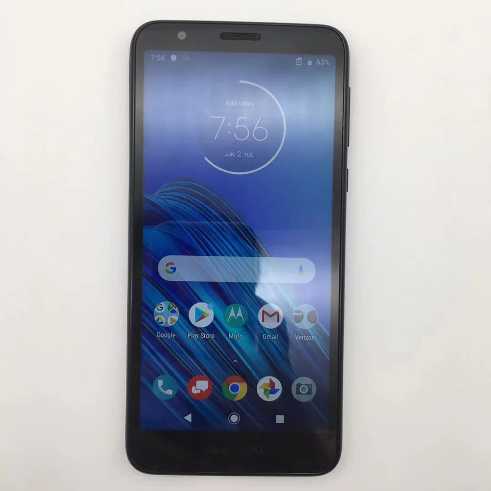 Motorola Moto E6 Восстановленный-оригинальный XT2005 мобильный телефон 5 дюймов 13 МП 16 Гб 2